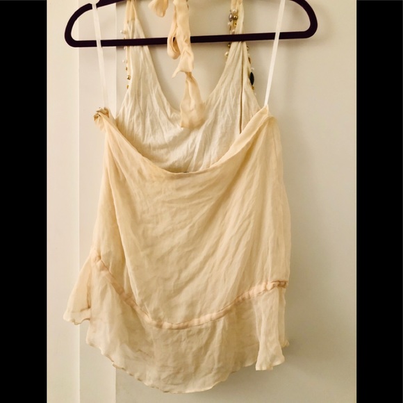 Beaded Halter Neck Blouse - Picture 8 of 9